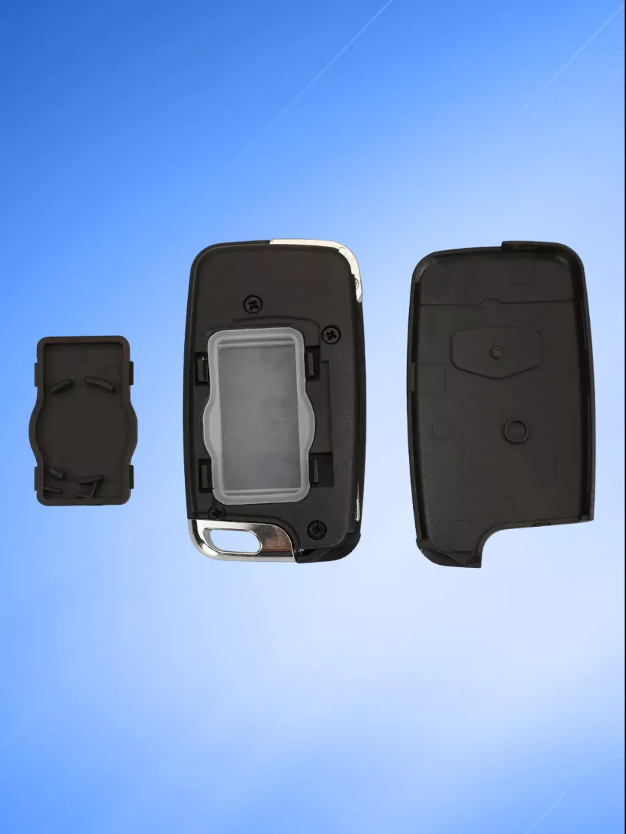 Корпус выкидного ключа с 3 кнопками лезвие без пазов для Geely