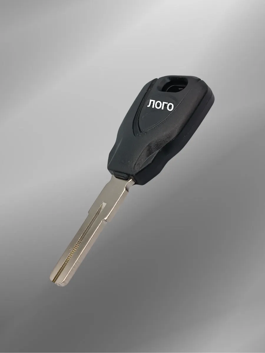 Заготовка ключа с местом под чип для мотоцикла Ducati черный