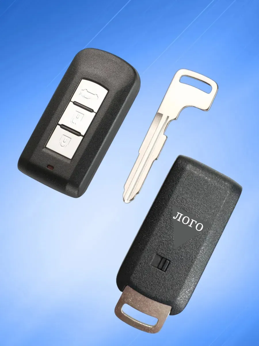 Корпус смарт ключа с 3 кнопками лезвие MIT11 для Mitsubishi