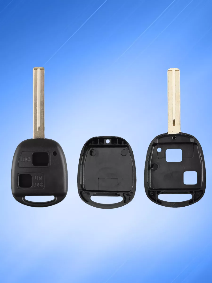 Корпус ключа с 2 кнопками лезвие TOY40 для Лексус