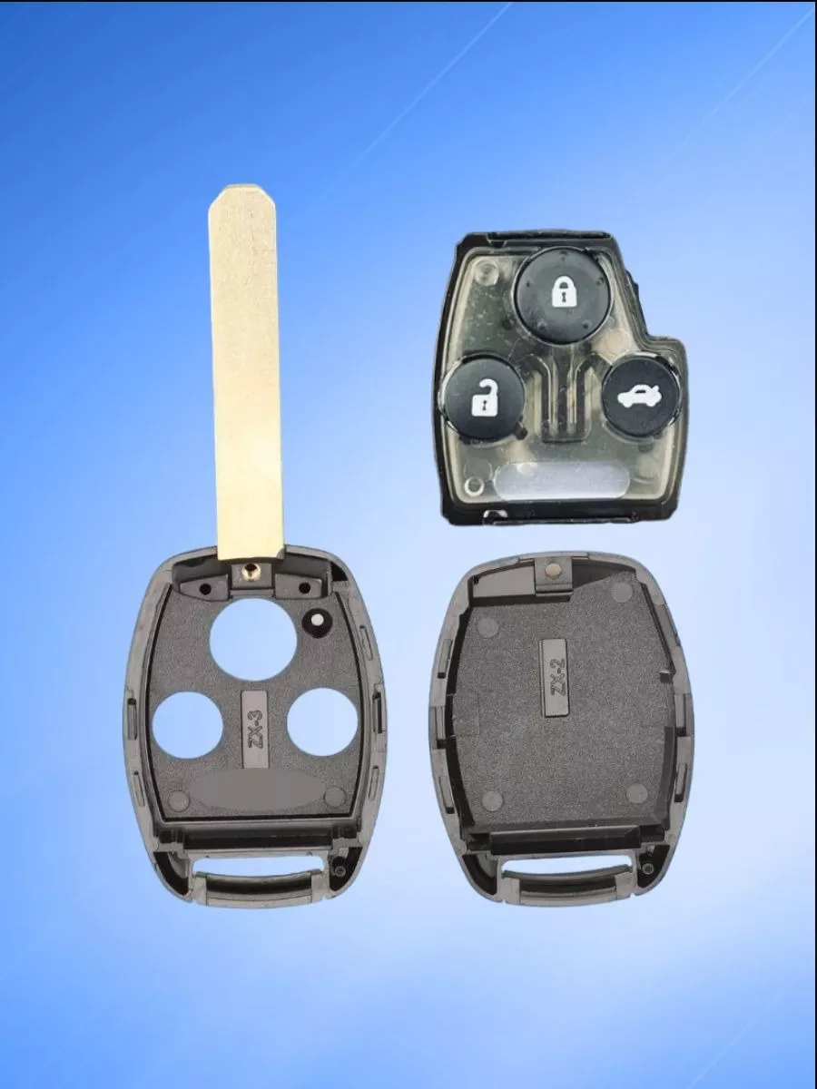 Корпус ключа с 3 кнопками лезвие HON66 для Хонда