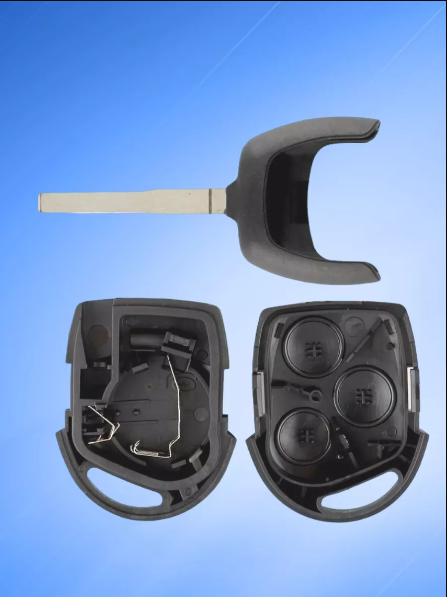 Корпус ключа с 3 кнопками лезвие HU101 для Ford 