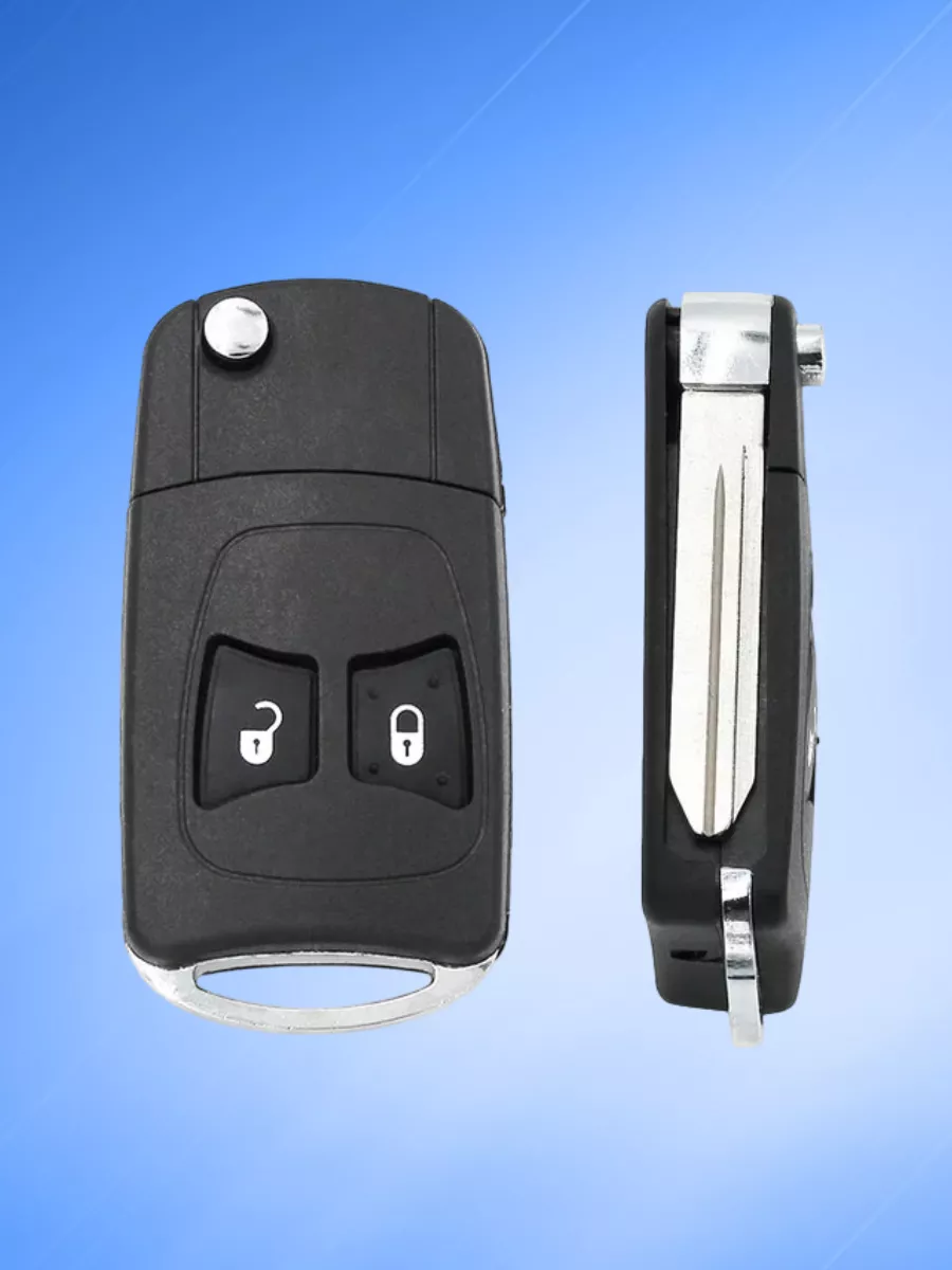 Корпус выкидного ключа c 2 кнопки для Dodge / Jeep / Chrysler