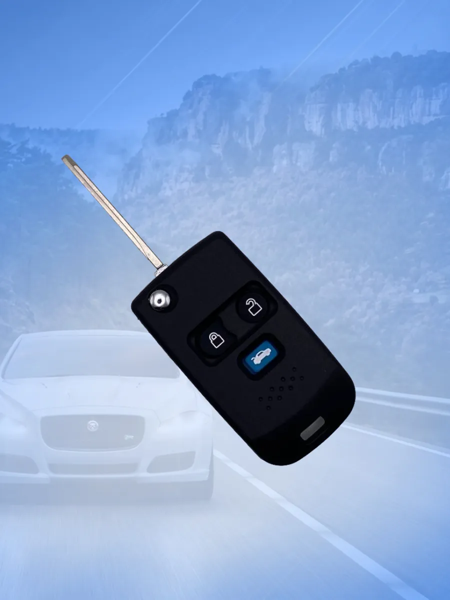 Корпус выкидного пульта дистанционного управления с 3 кнопками для Ford / Mazda