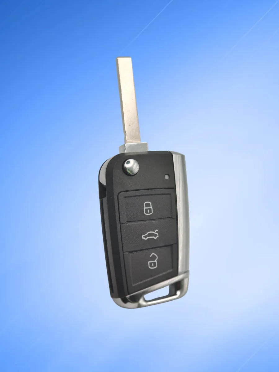 Корпус выкидного ключа с 3 кнопками лезвие HU162 для Фольксваген