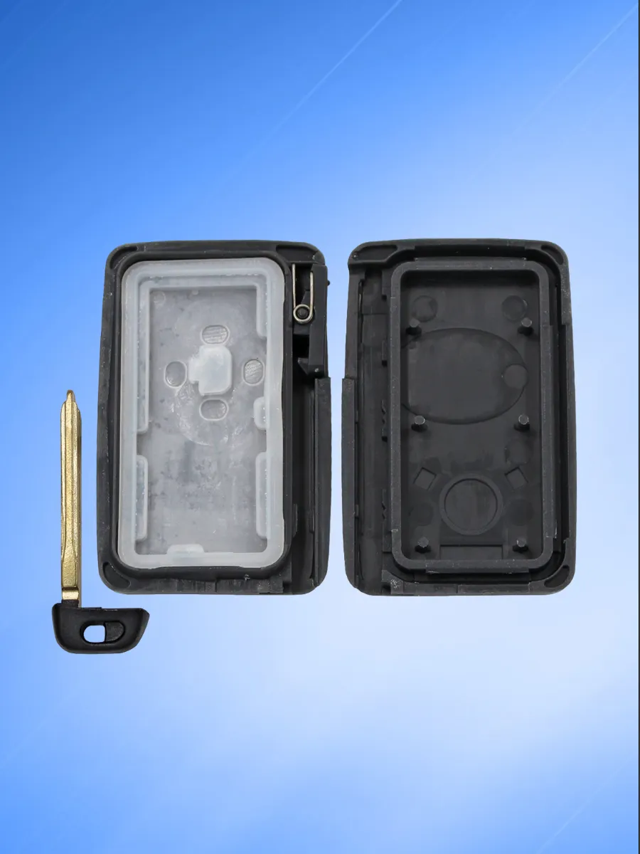 Корпус смарт ключа с 5 кнопками для Toyota / Тойота, серебристый