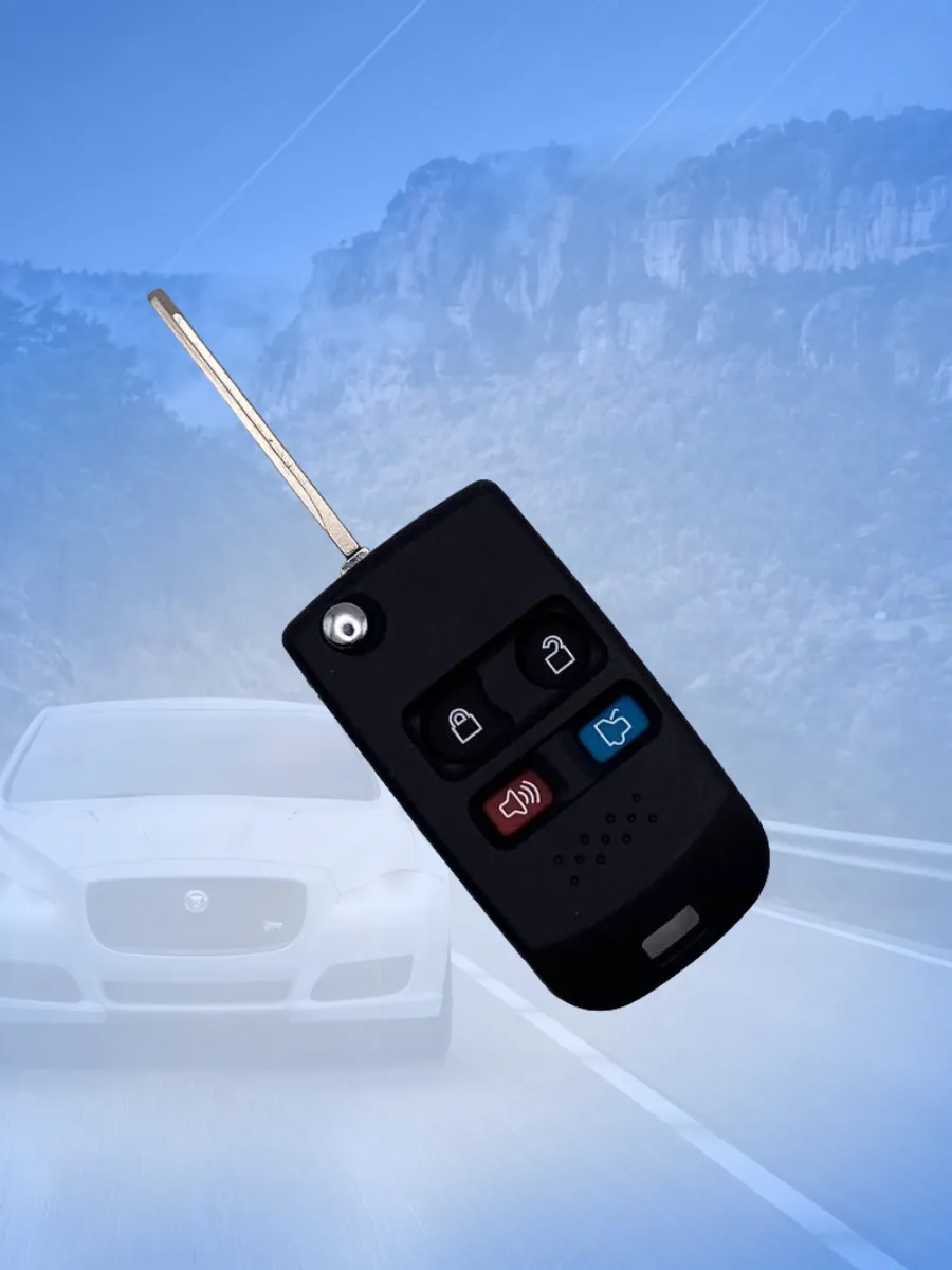 Корпус выкидного пульта дистанционного управления с 3 кнопками +Panic для Ford / Mazda