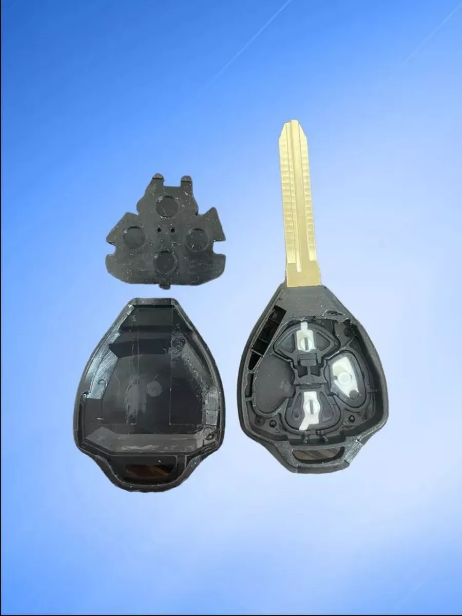 Корпус ключа с 3 кнопками +Panic лезвие TOY43 для Тойота