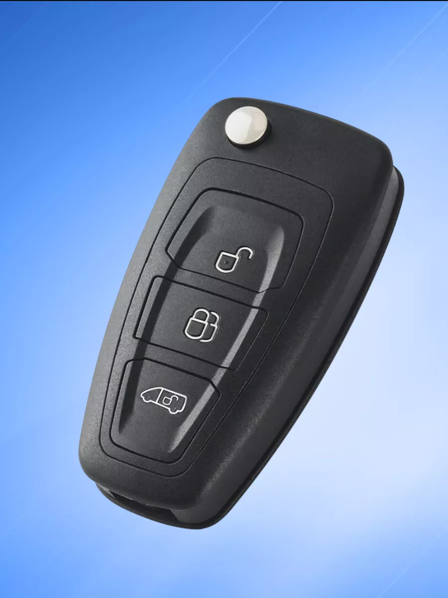 Корпус выкидного ключа с 3 кнопками лезвие HU101 для Ford / Форд, Газель