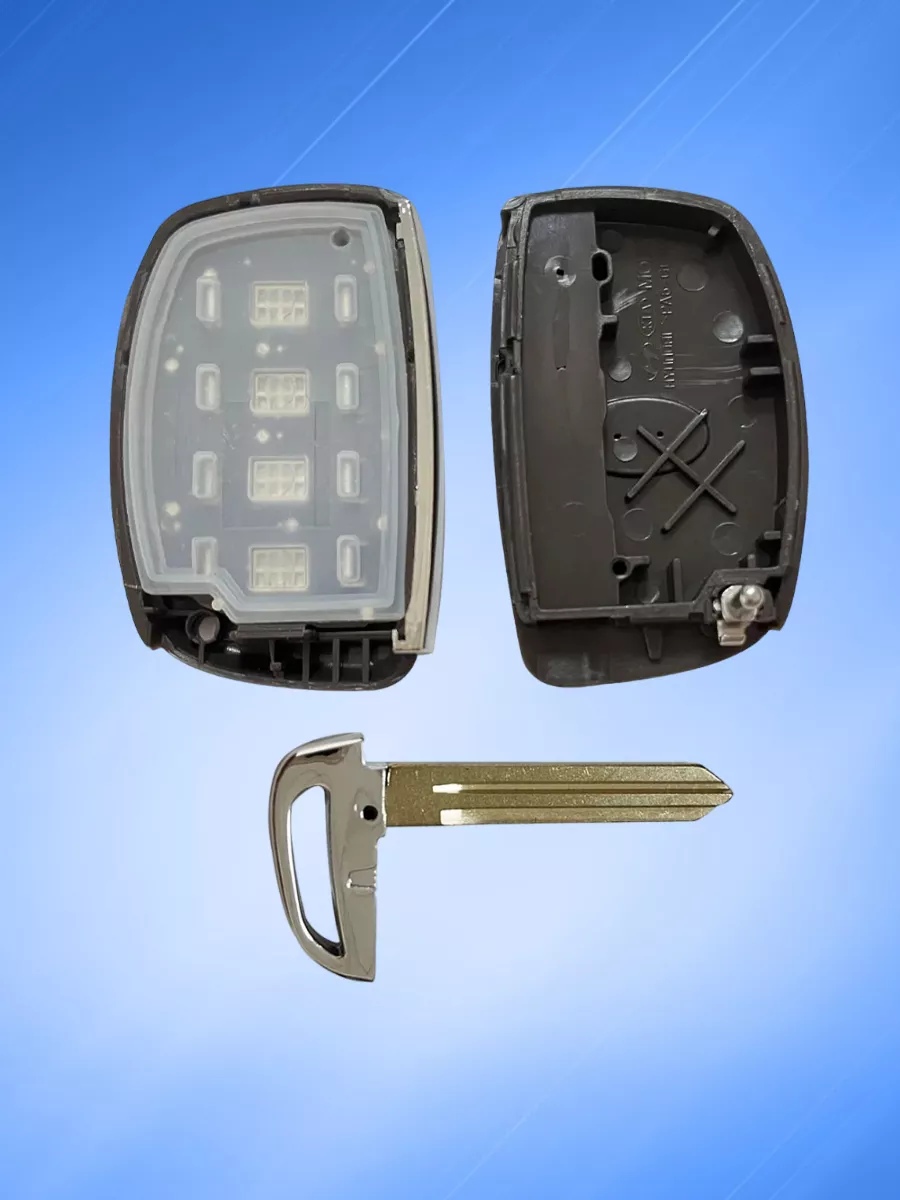 Корпус смарт ключа с 3 кнопками +Panic лезвие HYN14R для Hyundai / Хендай