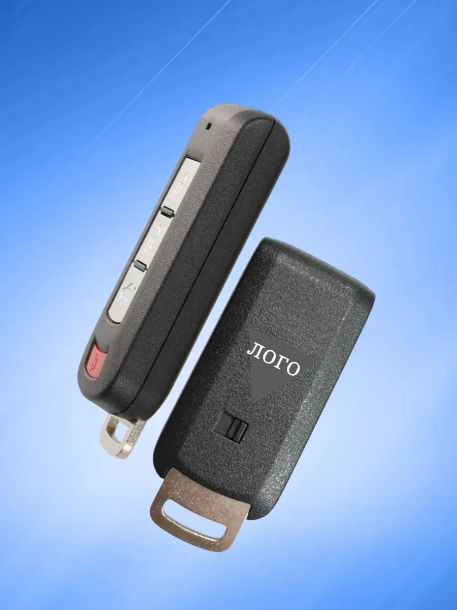 Корпус смарт ключа с 3 кнопками + Panic! лезвие MIT11 для Mitsubishi