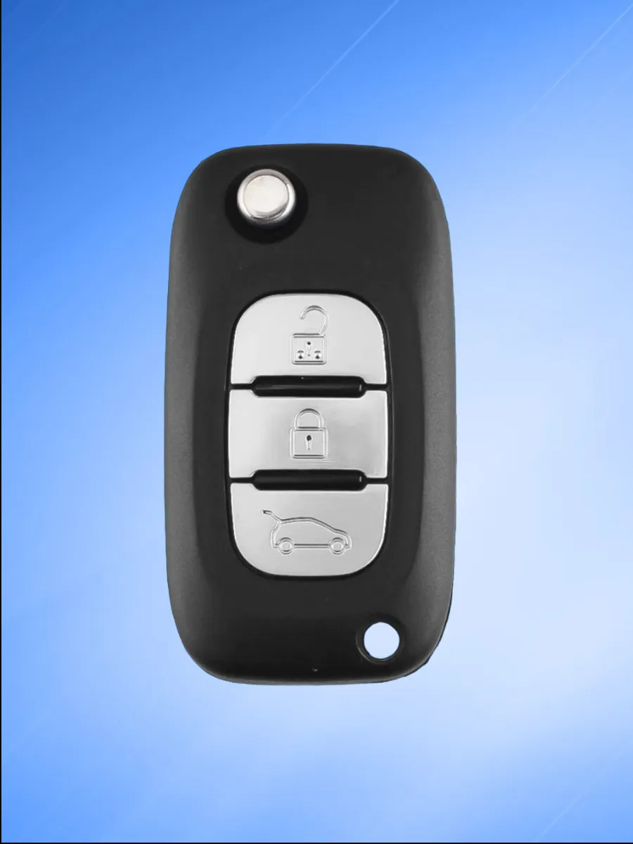 Корпус выкидного ключа с 3 кнопками лезвие NE73 для Renault, без логотипа