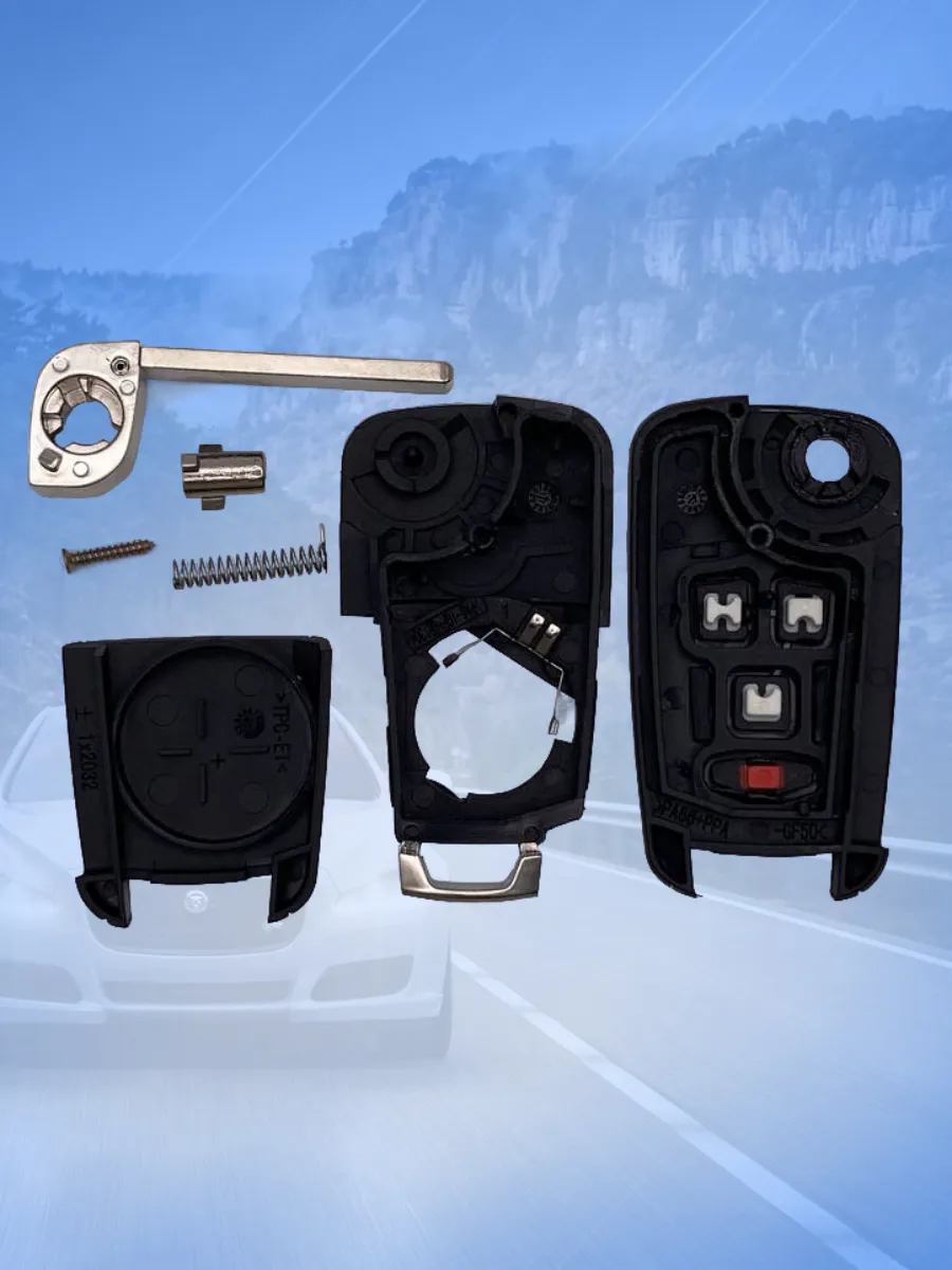 Корпус выкидного ключа с 4 кнопками для Шевроле