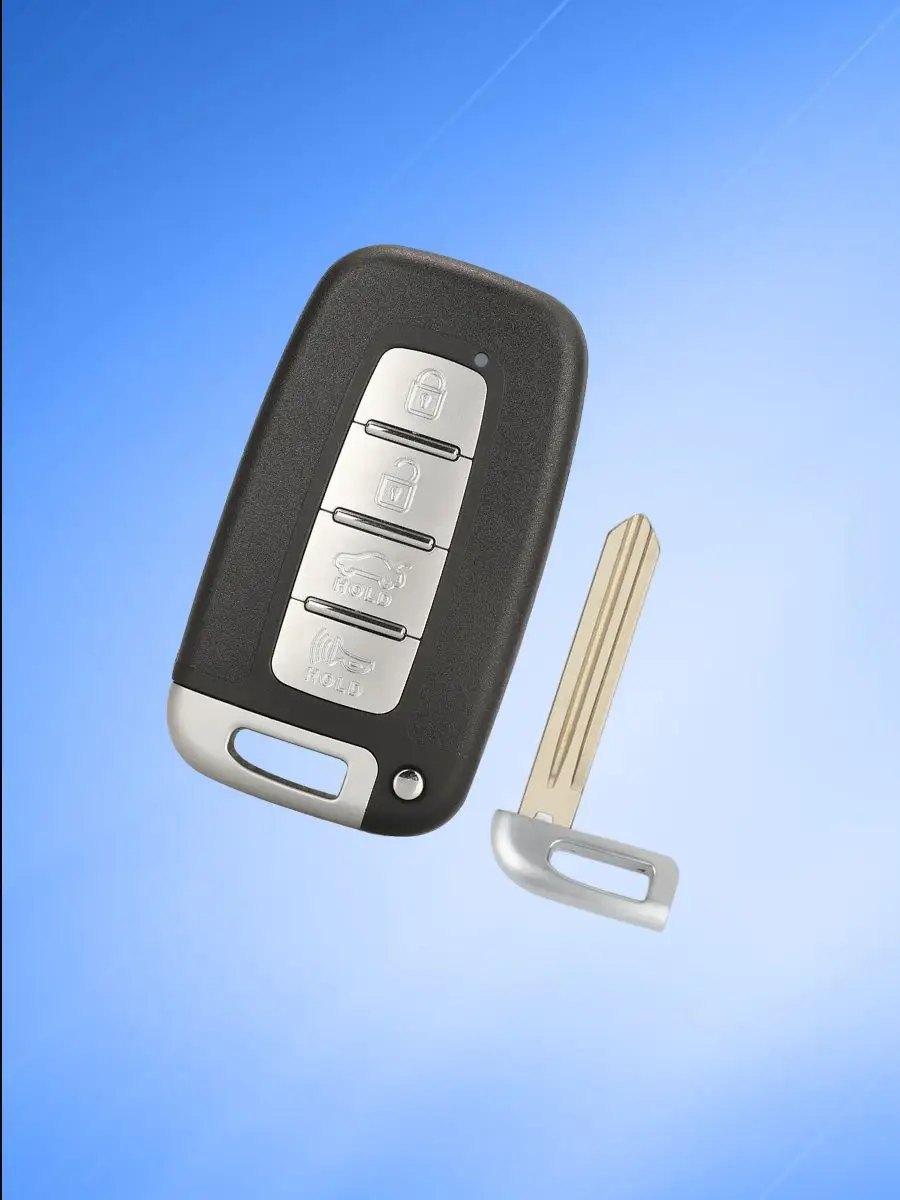 Корпус смарт ключа с 4 кнопками лезвие HYN14R для Хендай
