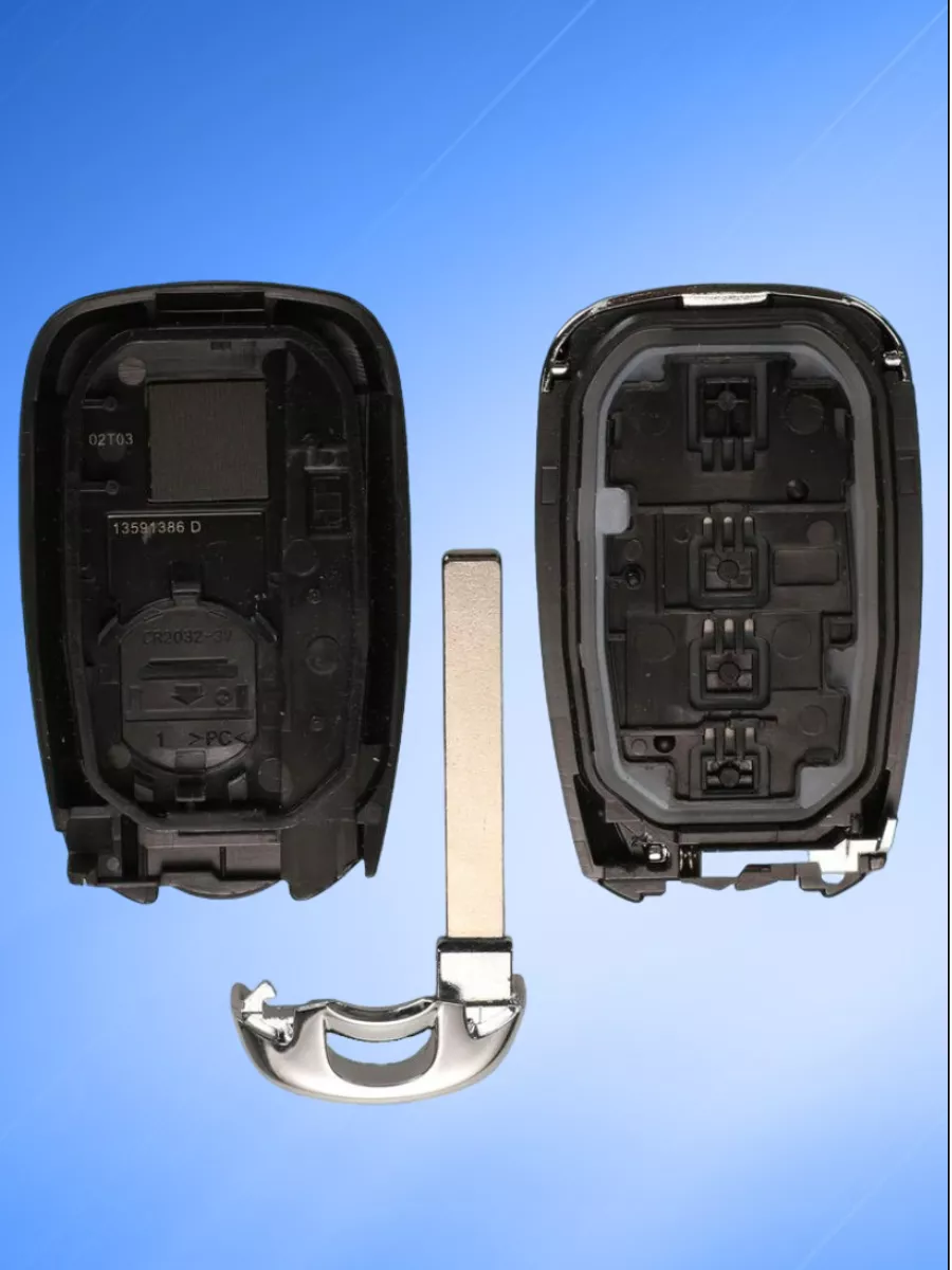 Корпус смарт ключа с 4 кнопками +Panic для Chevrolet