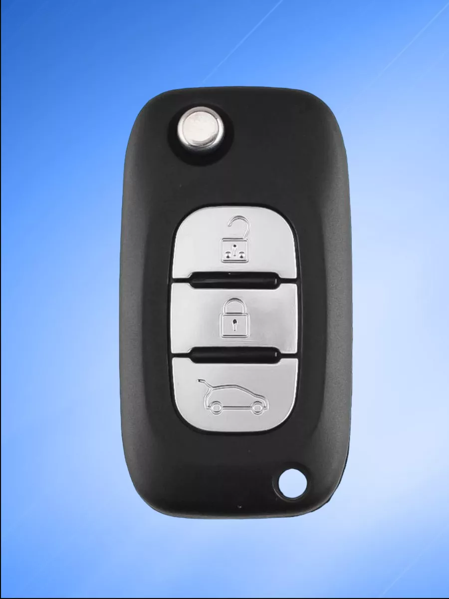 Корпус выкидного ключа с 3 кнопками лезвие VA2 для Renault