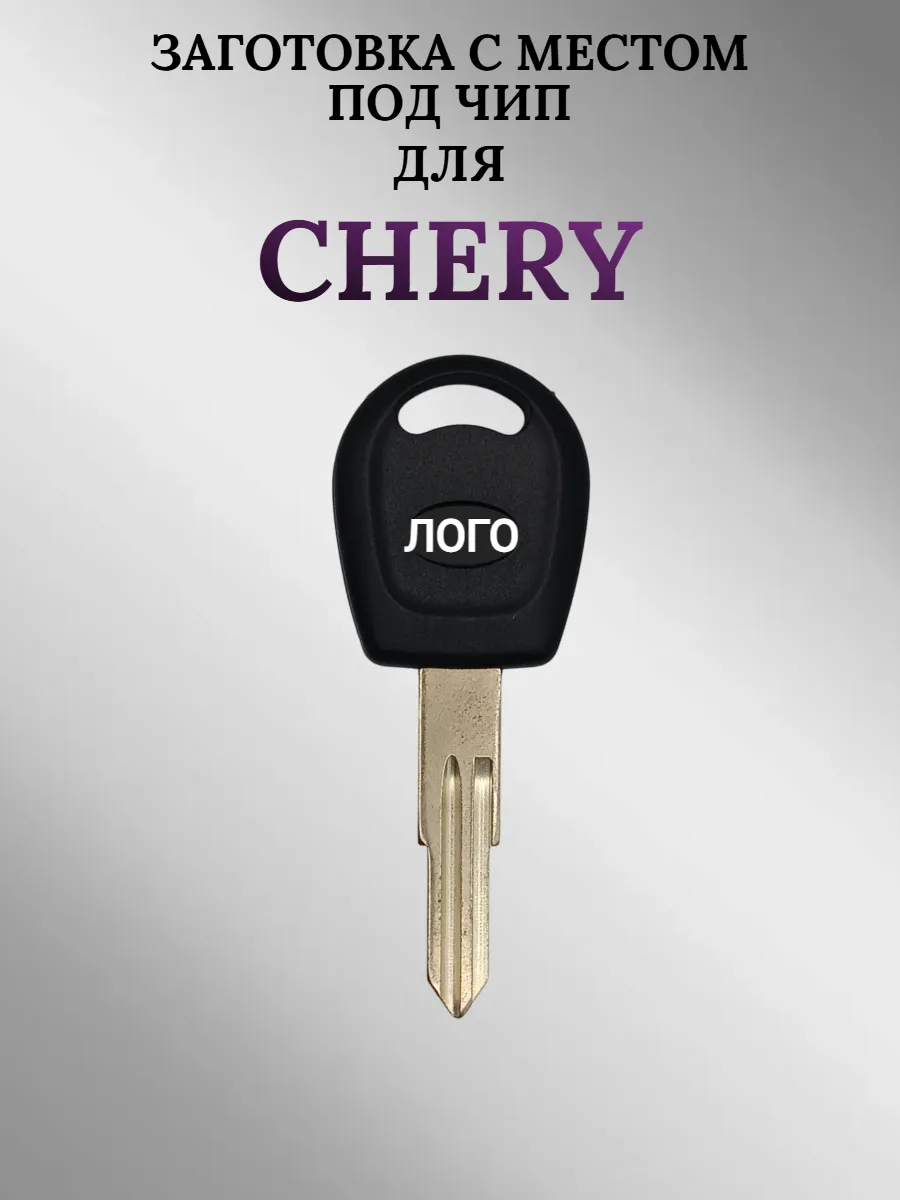 Заготовка с местом под чип для Chery (1 шт.) 