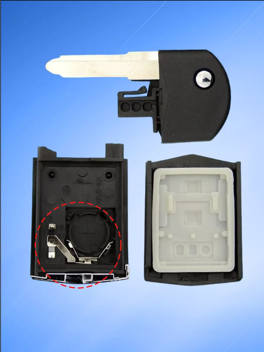 Корпус выкидного ключа с 3 кнопками для Mazda