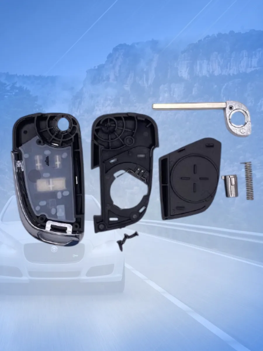 Корпус выкидного ключа с 3 кнопками для Опель