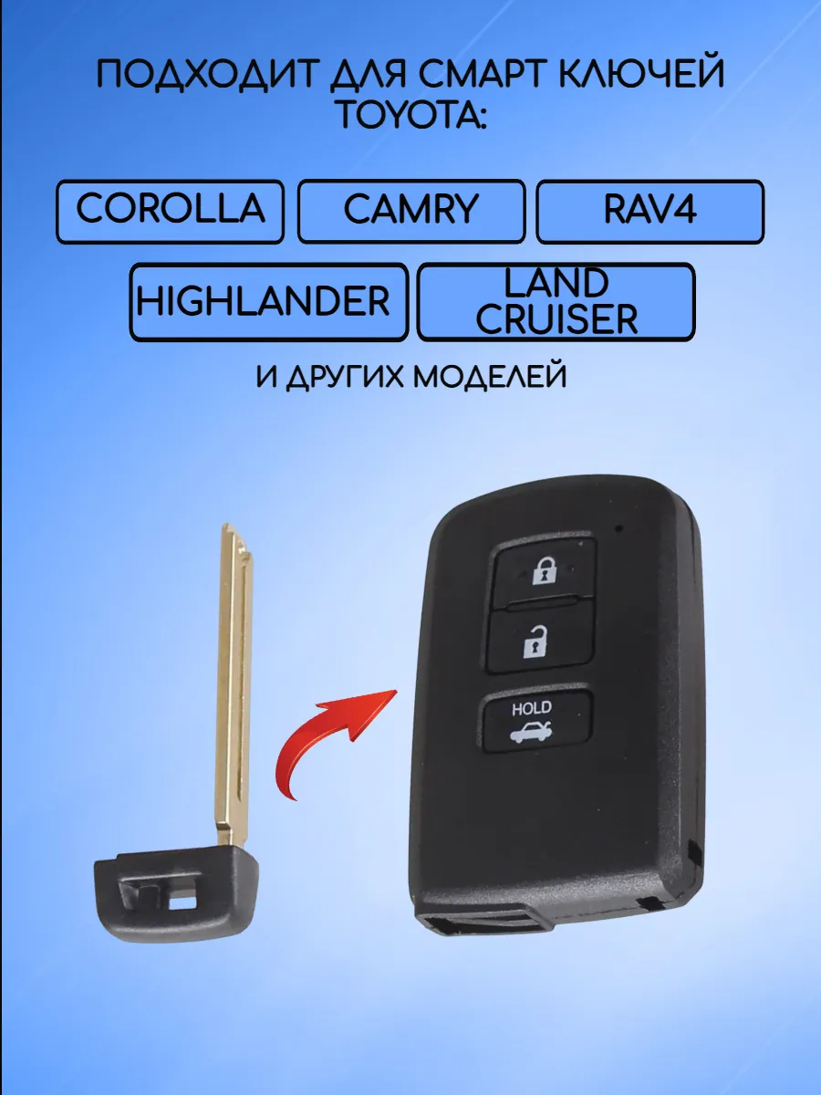 Сервисный ключ вставка для Toyota -TOY40