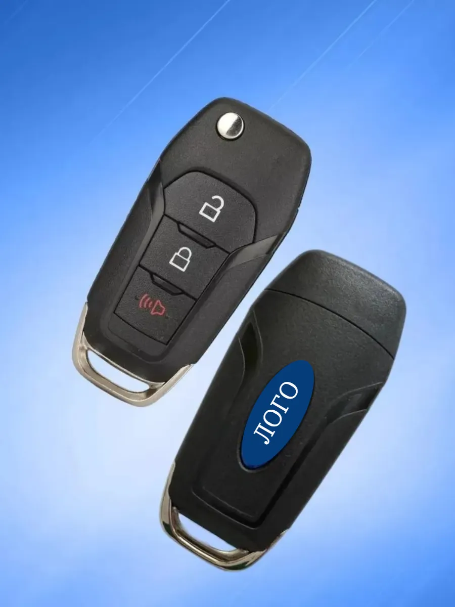 Корпус выкидного ключа с 2 кнопками +Panic для Ford, с логотипом