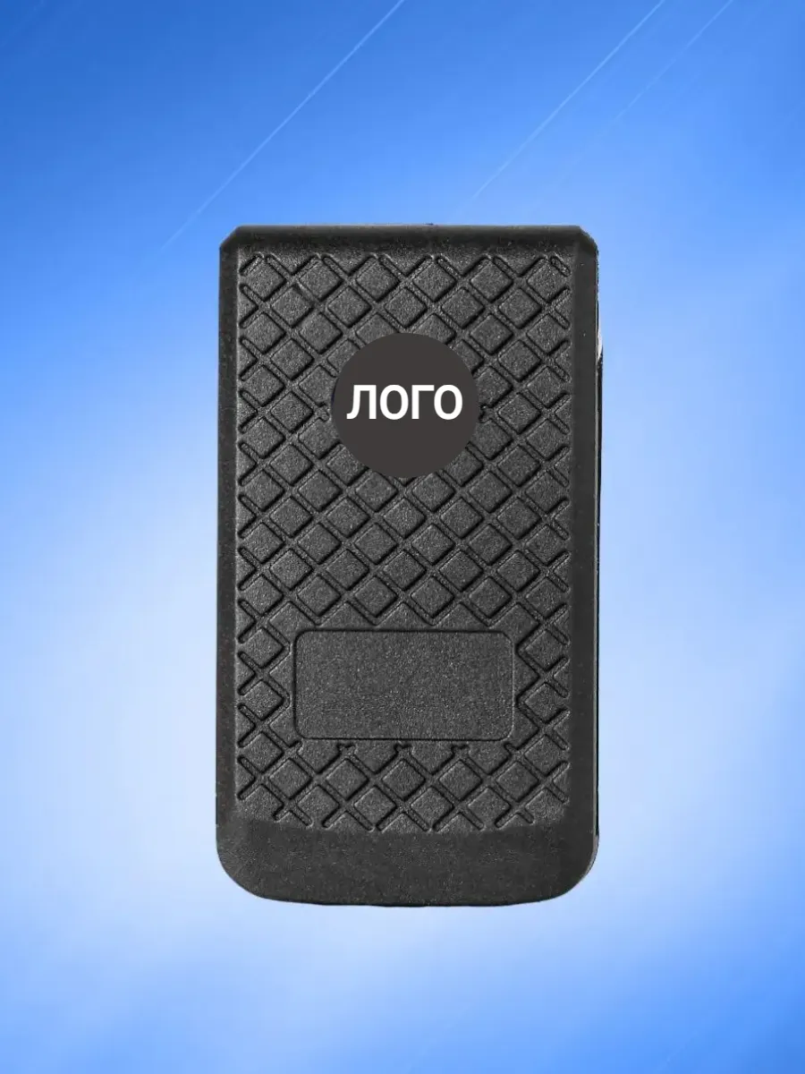 Корпус выкидного ключа с 3 кнопками для Лада, черный