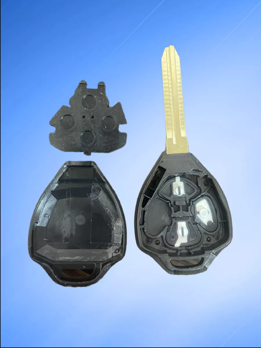 Корпус ключа с 3 кнопками лезвие TOY43 для Тойота