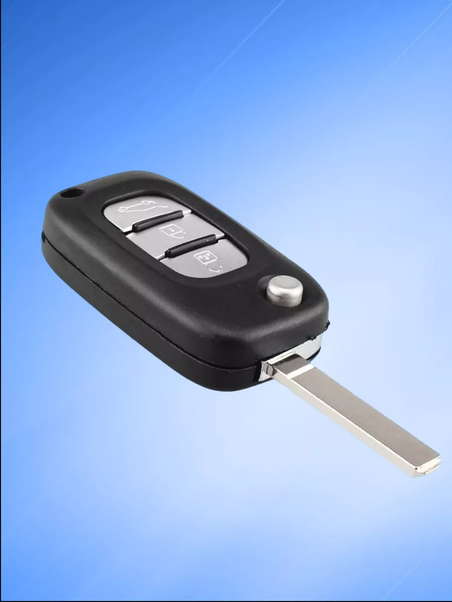 Корпус выкидного ключа с 3 кнопками лезвие VA2 для Renault