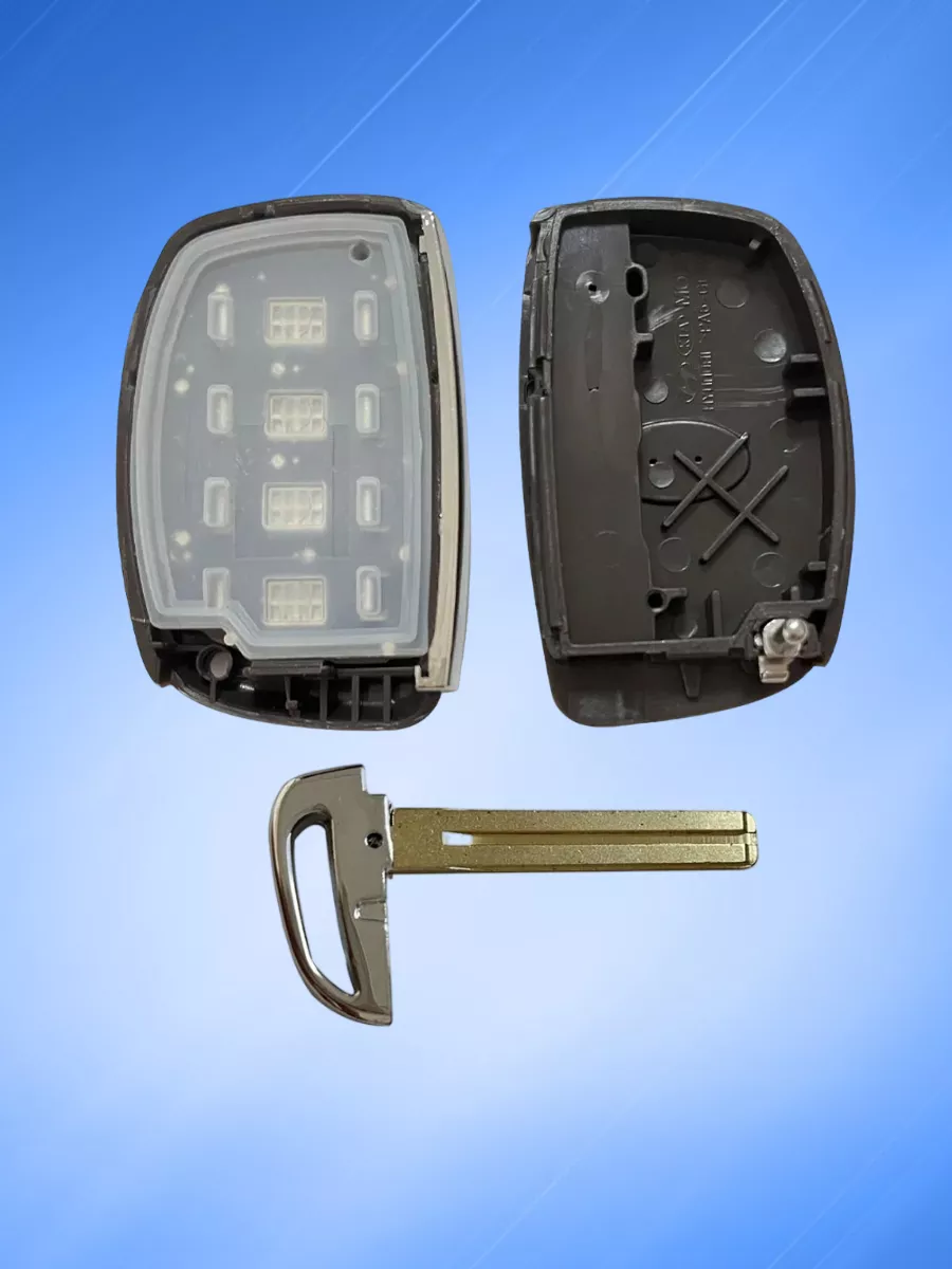 Корпус смарт ключа с 3 кнопками +Panic лезвие TOY40 для Hyundai / Хендай