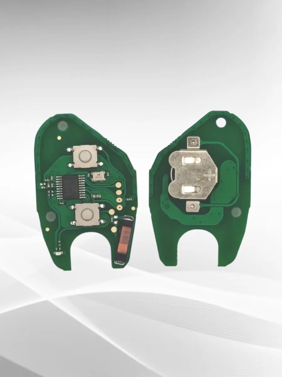 Ключ зажигания с 2 кнопками, чип ID47, лезвие NE73 для Renault Opel Nissan