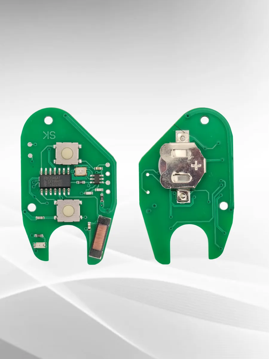 Ключ зажигания с 2 кнопками, чип ID46 PCF7946, лезвие VAC102 для Renault
