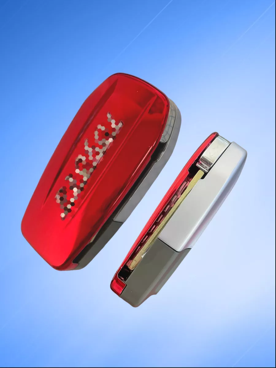 Корпус выкидного ключа с 2 кнопками лезвие TOY43 для TOYOTA, красный