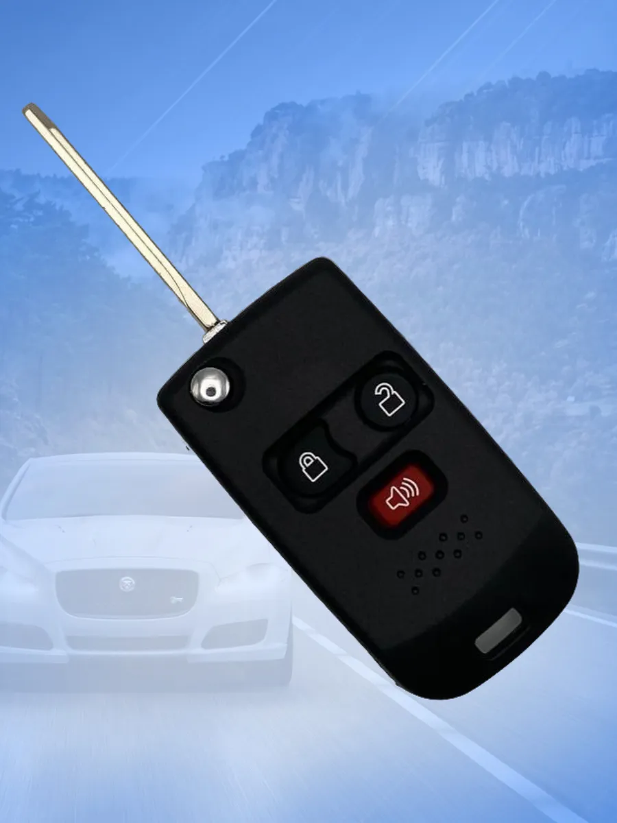 Корпус выкидного пульта дистанционного управления с 2 кнопками +Panic для Ford / Mazda