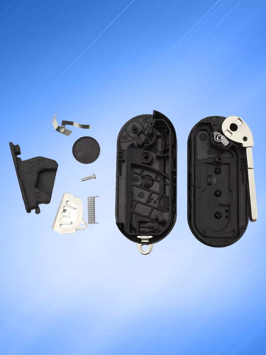 Корпус выкидного ключа с 3 кнопками  для Fiat / Фиат, машинка