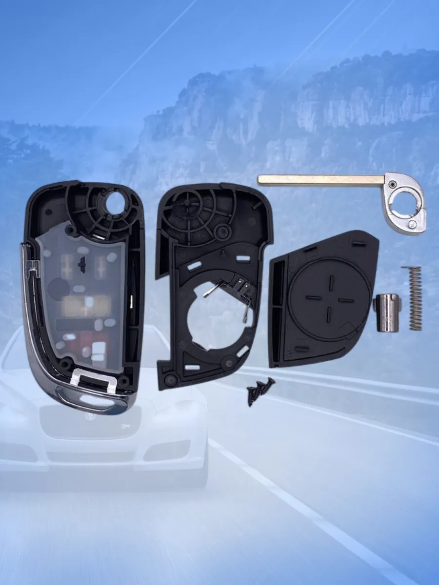 Корпус выкидного ключа с 4 кнопками для Опель