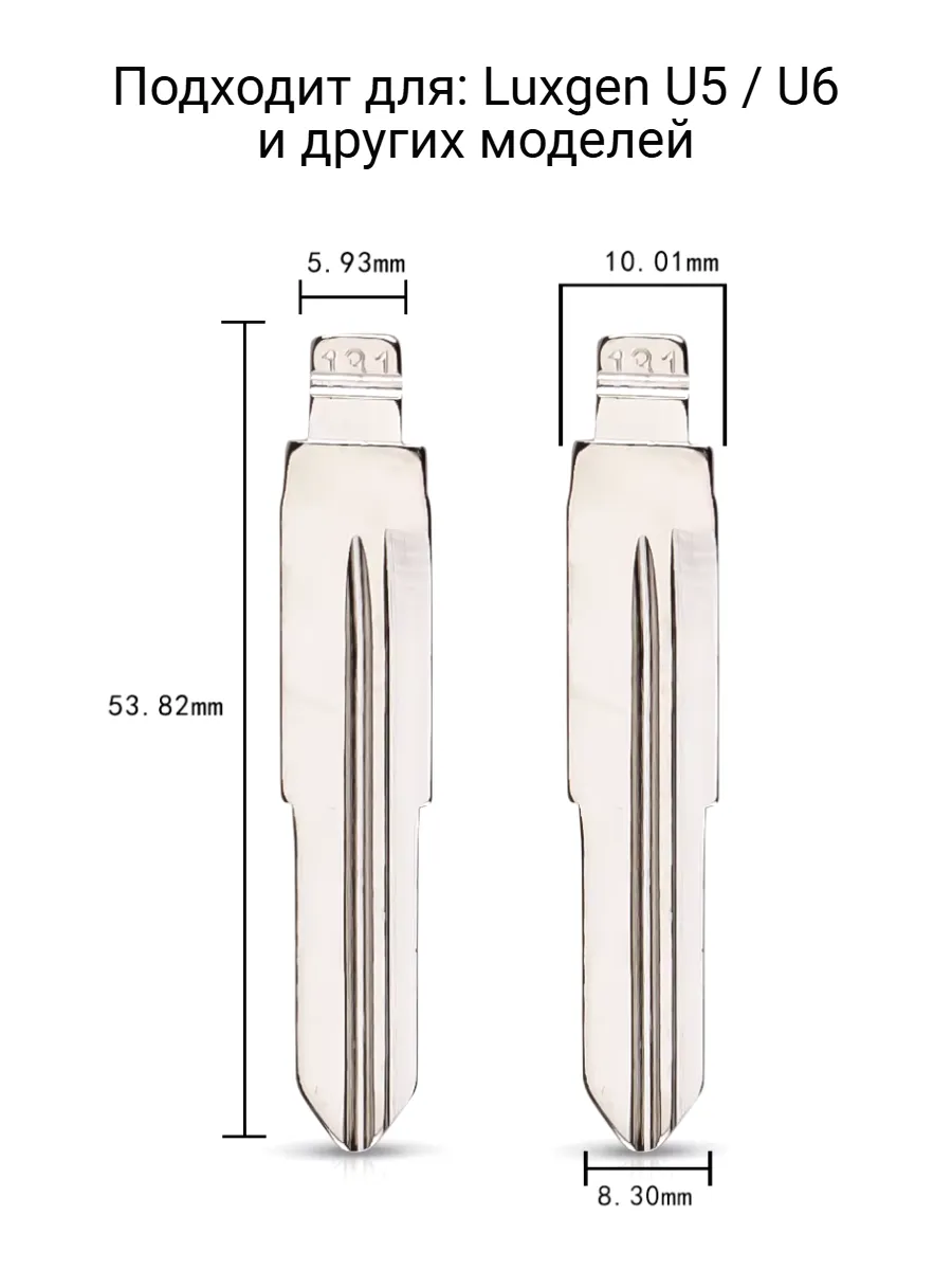 Набор лезвий из 5 штук VVDI KD (#131) для Luxgen
