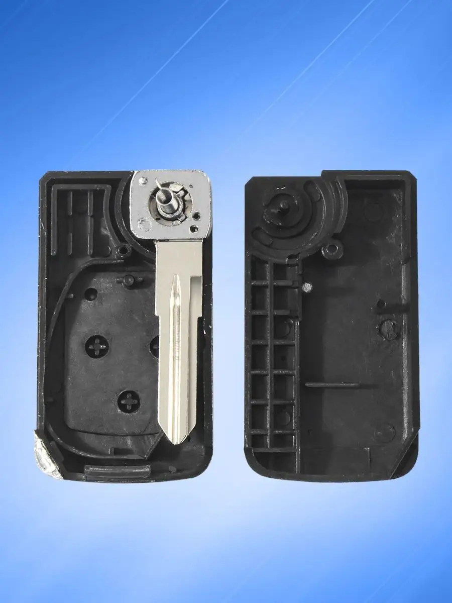 Корпус выкидного ключа с 3 кнопками для Лада, черный