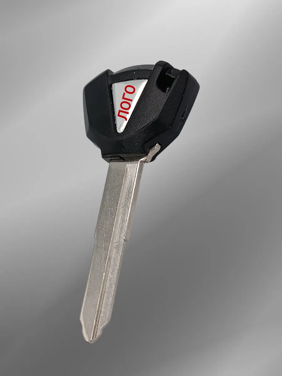 Заготовка ключа с местом под чип для мотоцикла Kawasaki 007