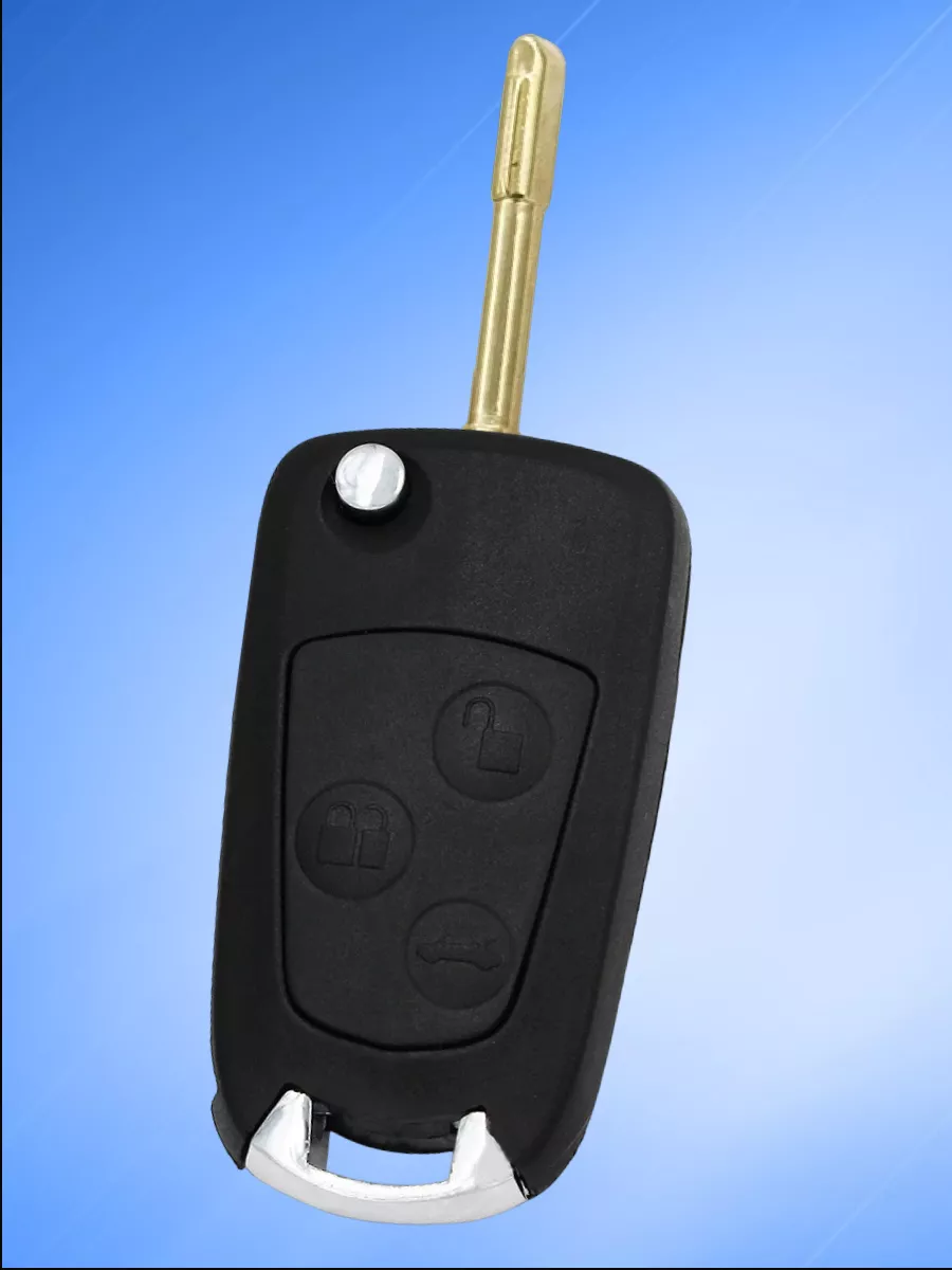 Корпус выкидного ключа лезвие FO21 для Ford, черный