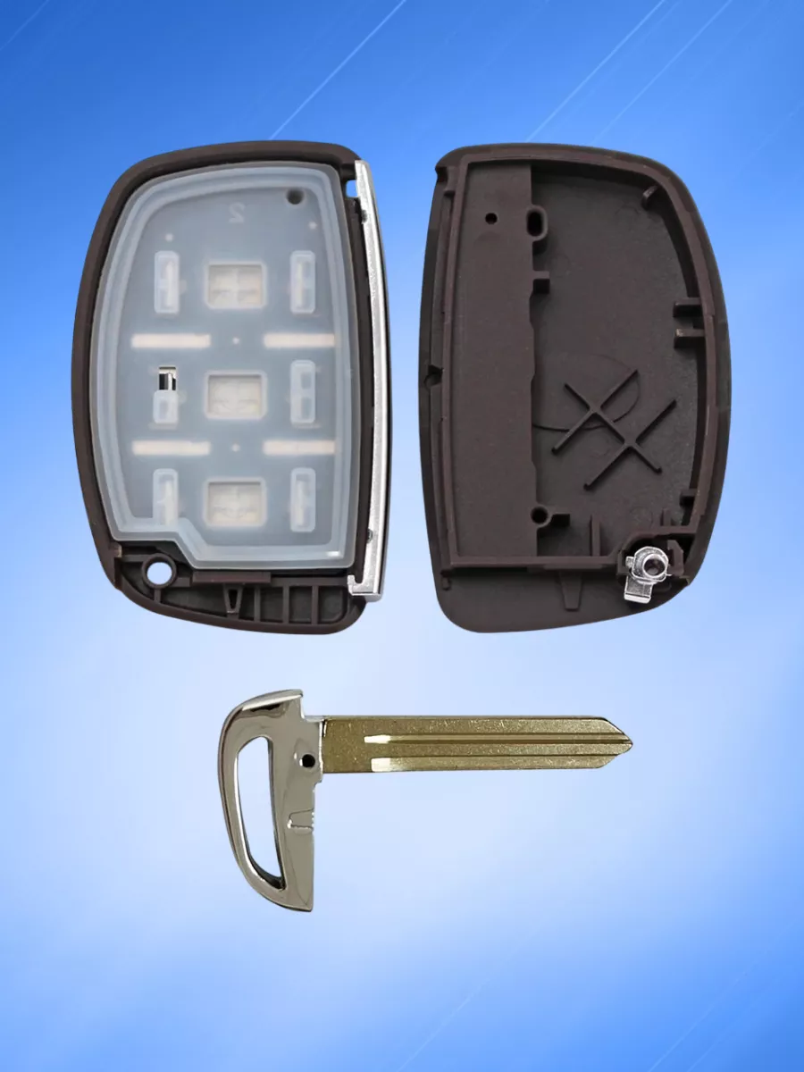 Корпус смарт ключа с 3 кнопками лезвие HYN14R для Hyundai / Хендай