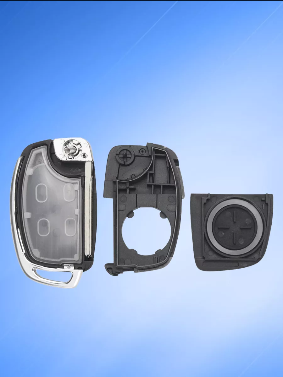 Корпус выкидного ключа с 2 кнопками +Panic лезвие HYN14R для Hyundai 