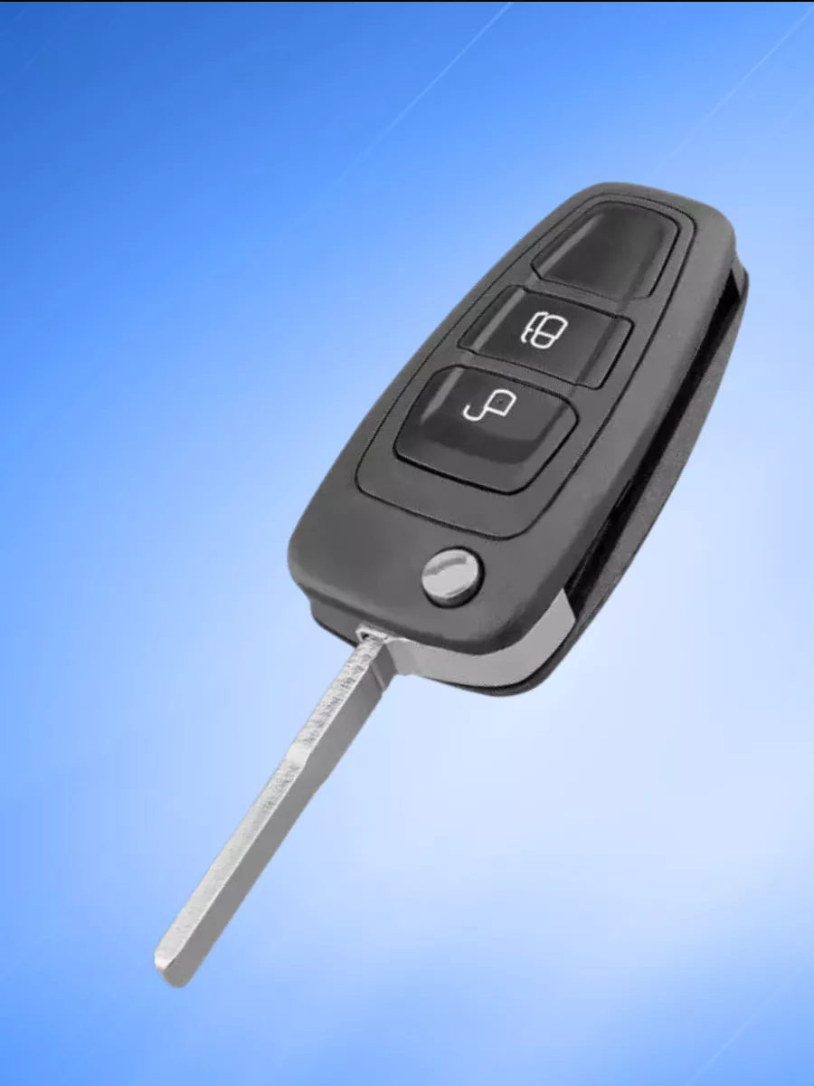 Корпус выкидного ключа с 2 кнопками лезвие HU101 для Ford / Форд