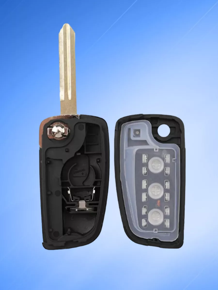 Корпус выкидного ключа с 3 кнопками для Ниссан