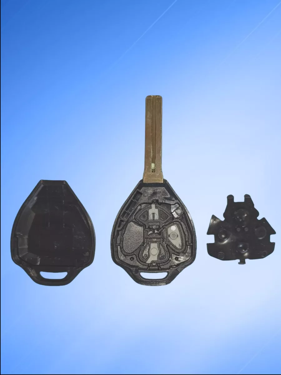 Корпус ключа с 3 кнопками лезвие TOY48 для Тойота