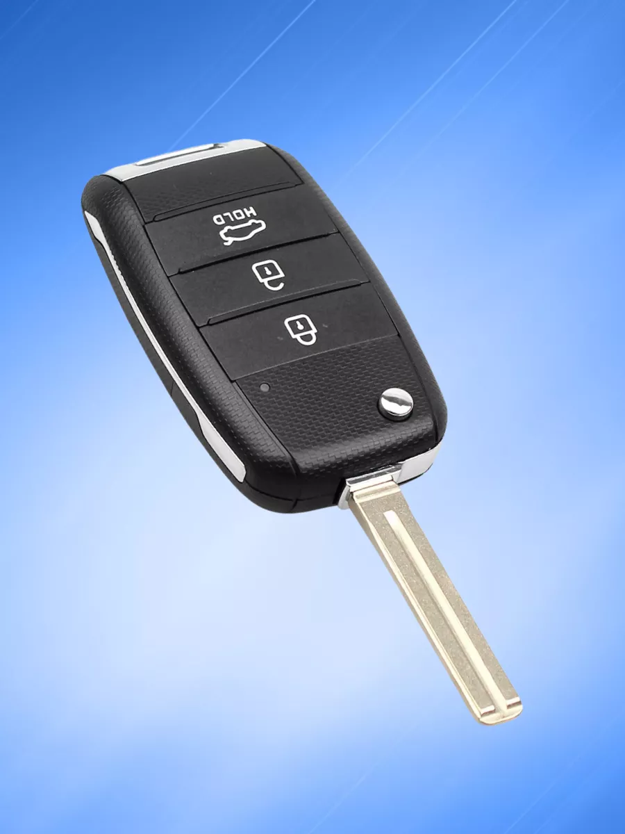 Корпус выкидного ключа с 3 кнопками лезвие TOY40 для KIA