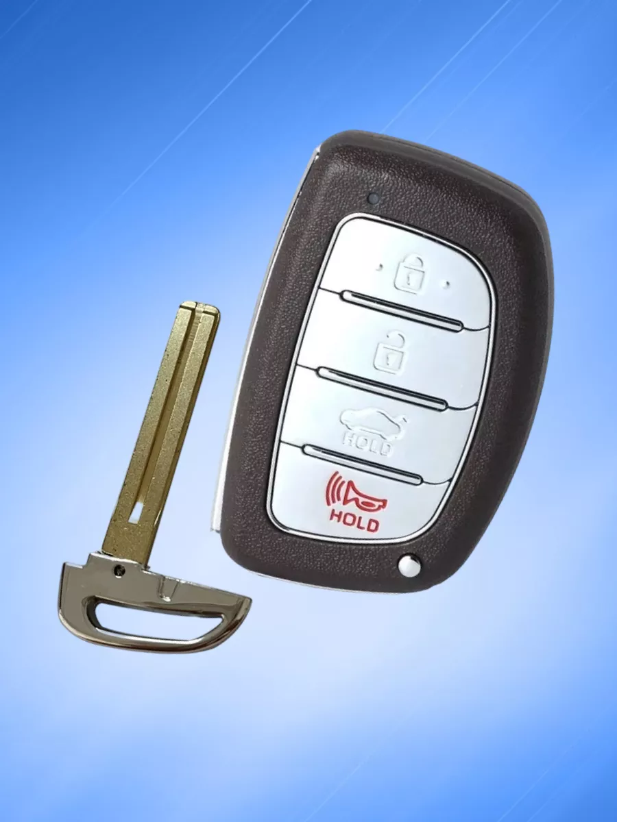 Корпус смарт ключа с 3 кнопками +Panic лезвие TOY40 для Hyundai / Хендай