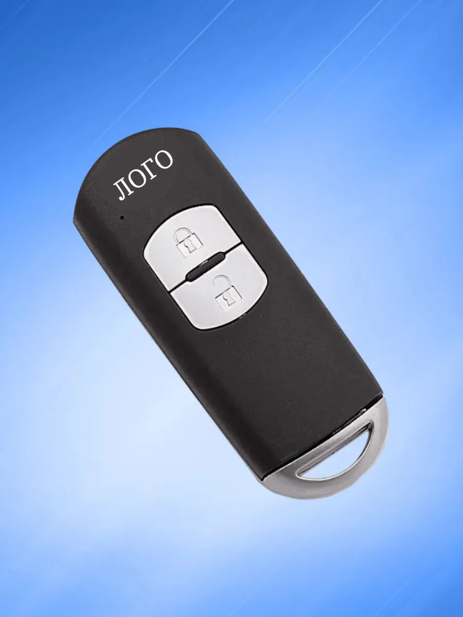 Корпус смарт ключа с 2 кнопками лезвие MAZ24R для Мазда