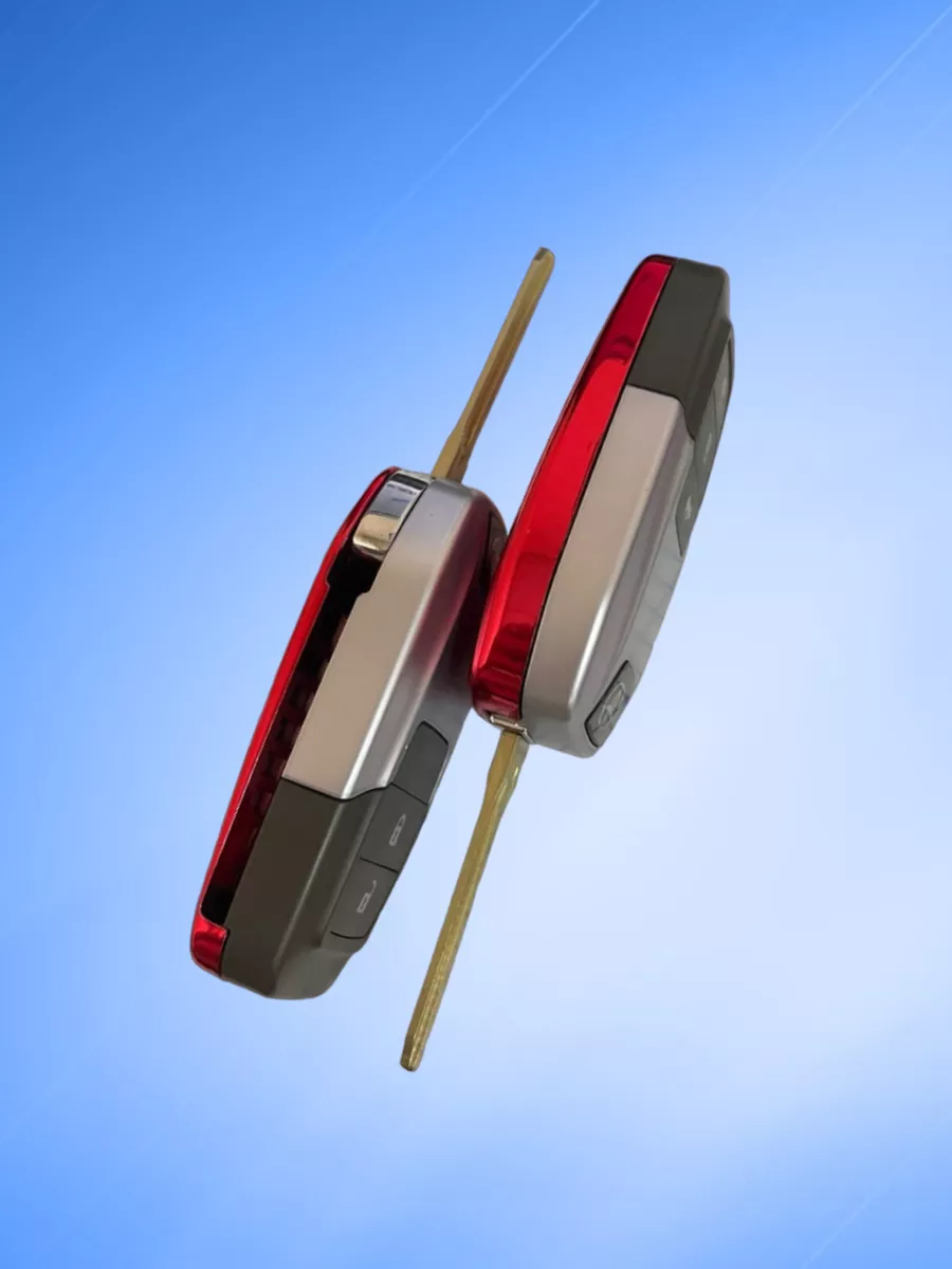 Корпус выкидного ключа с 2 кнопками лезвие TOY40 для TOYOTA, красный