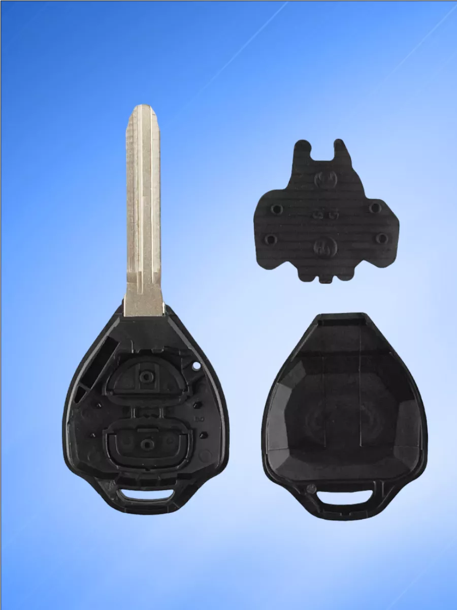 Корпус ключа с 2 кнопками лезвие TOY43 для Тойота