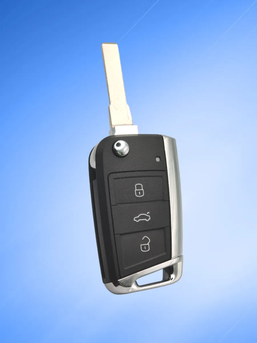 Корпус выкидного ключа с 3 кнопками лезвие HU66 для Фольксваген